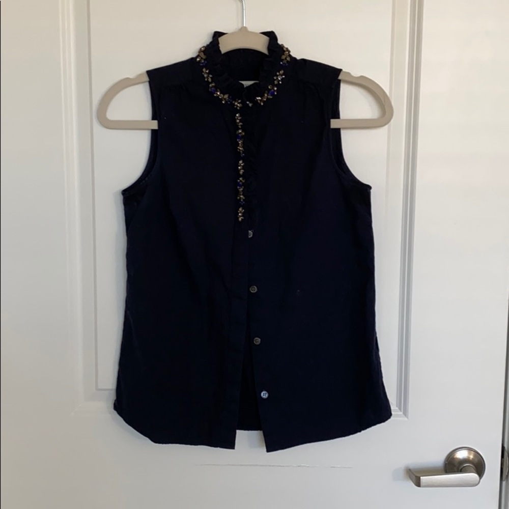 J.Crew button down tank top